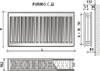 Радиатор стальной Purmo Compact 500x600 С22 боковое подключение