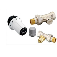 Комплект Danfoss термостатический прямой дизайн 1/2"