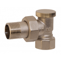 Кран радиаторный SD FORTE 1/2" угловой без ручки