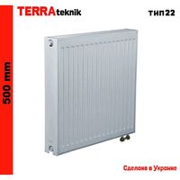 Радиатор стальной Terra teknik 500х1300 22-тип нижнее подключение