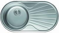 7107 Мойка круглая c полкой (кепка) 840х440х180 Decor