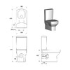 Унитаз компакт CERSANIT PURE PU010/PU020