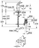 Смеситель для раковины GROHE BauCurve 23164000 