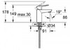 Смеситель для раковины GROHE BauEdge 23168000 