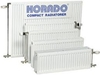 Радиатор стальной Korado 500x400 22 тип боковое подключение